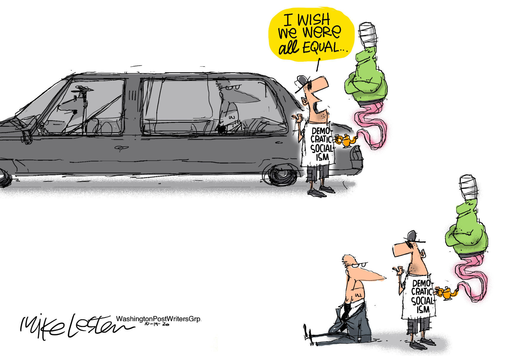 Mike Lester cartoon
